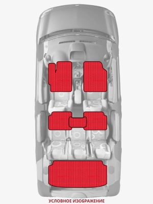 ЭВА коврики «Queen Lux» комплект для Audi Allroad (C5)