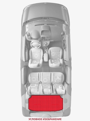 ЭВА коврики «Queen Lux» багажник для Chrysler Town and Country I